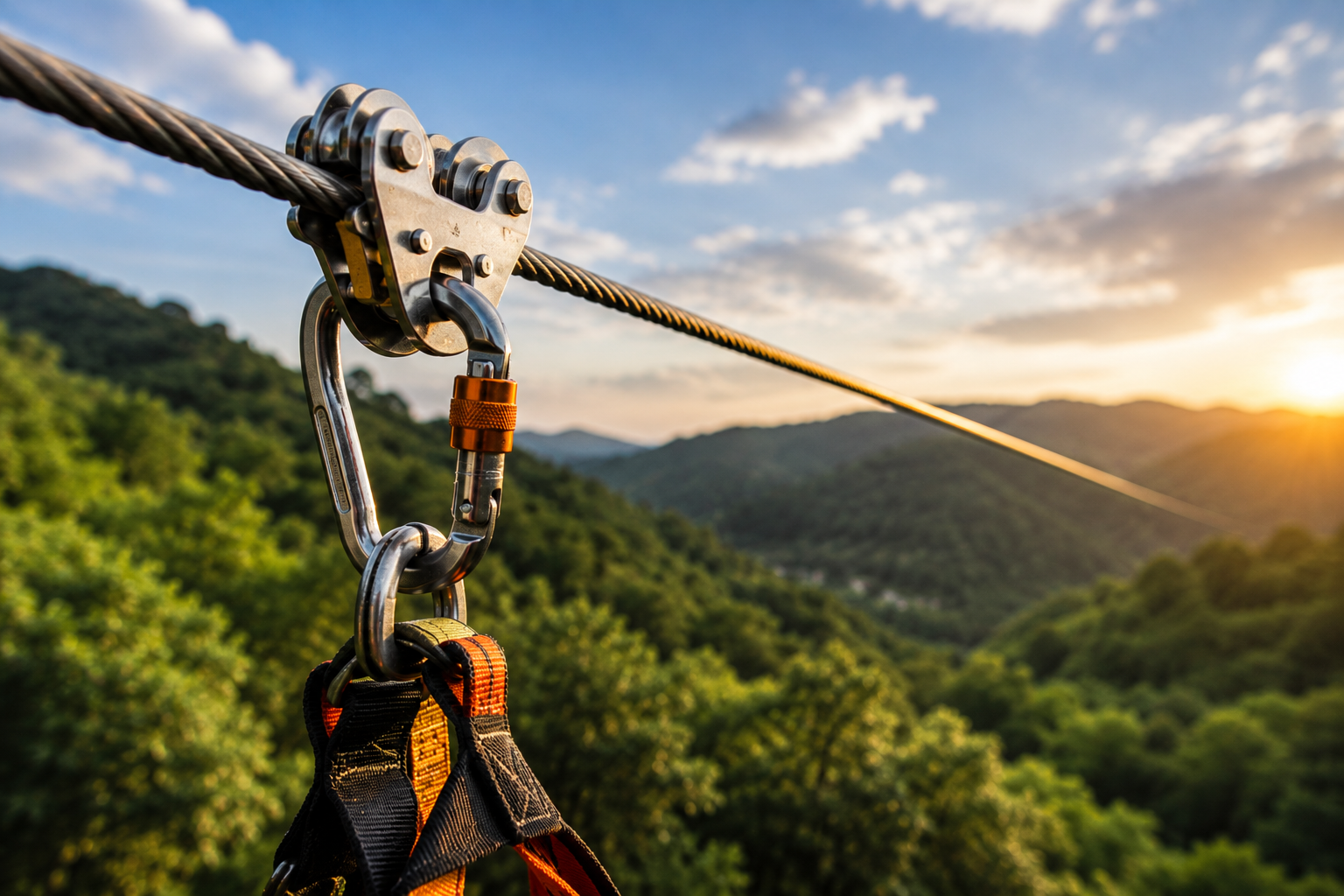 Ziplining
