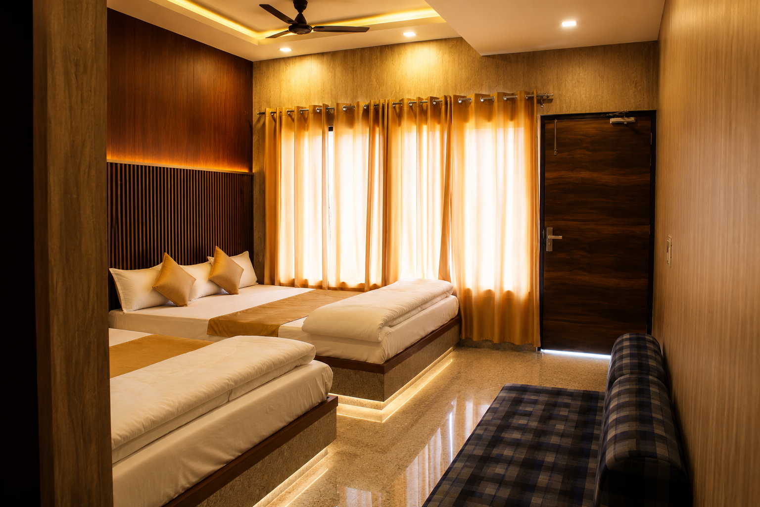 Overnight accommodation at WildHawk resort in the Aravali Hills near Delhi