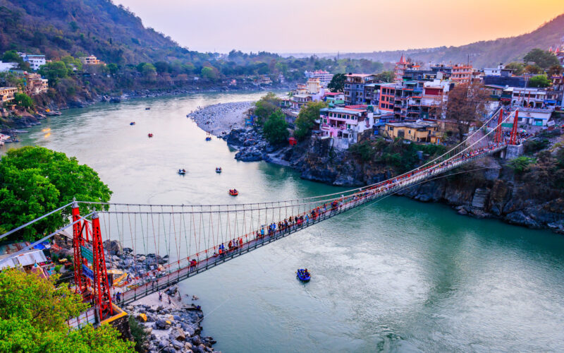 Lakshman Jhula at Rishikesh