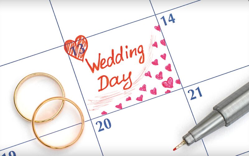 Wedding Dates 2022