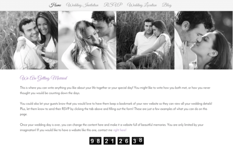 Wedding Invitation and RSVP Website